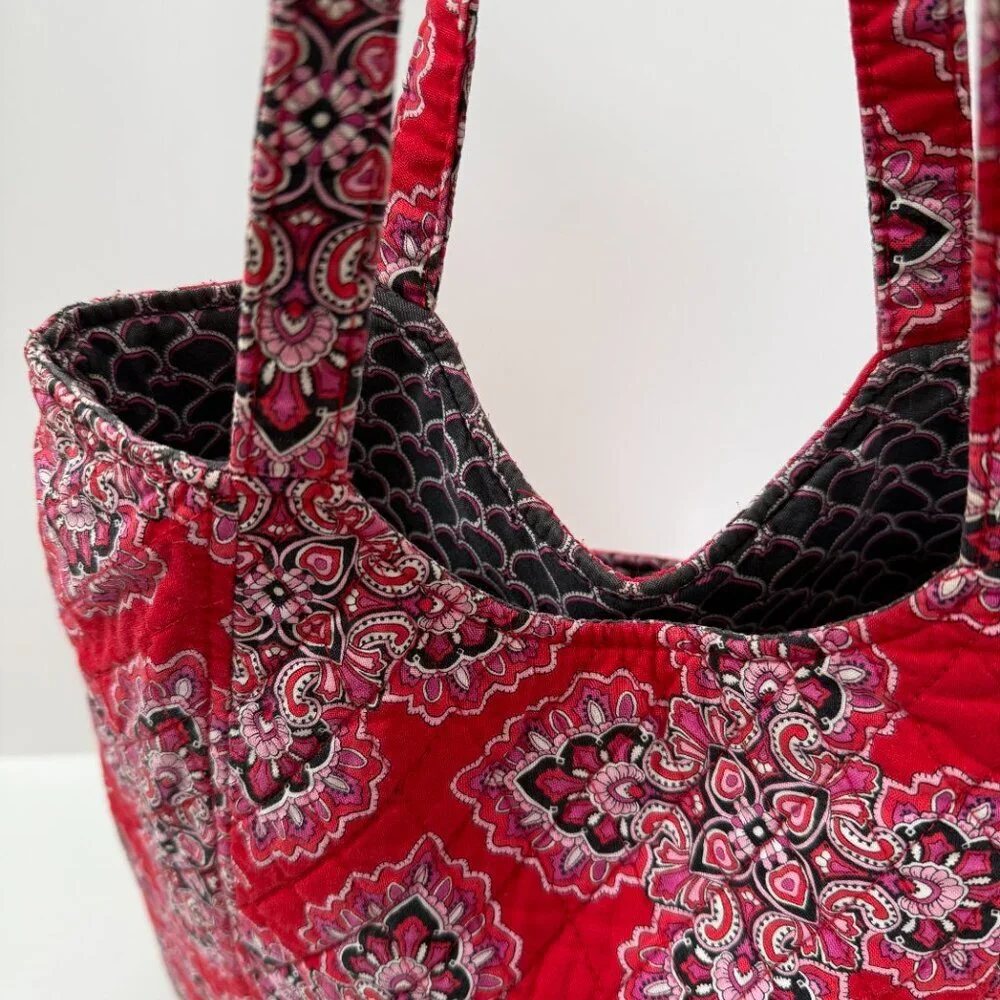 Vera Bradley Curvy Tote Red 